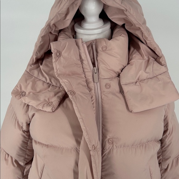 Lululemon Down Puffer Jacket Hooded Blush Pink Size 2 - Picture 4 of 16